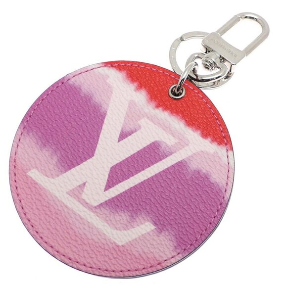 LOUIS VUITTON Pink Monogram Keyring - Picture 1 of 7